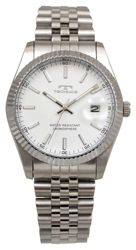

Technos T6C10SW Men s Date Watch, Silver