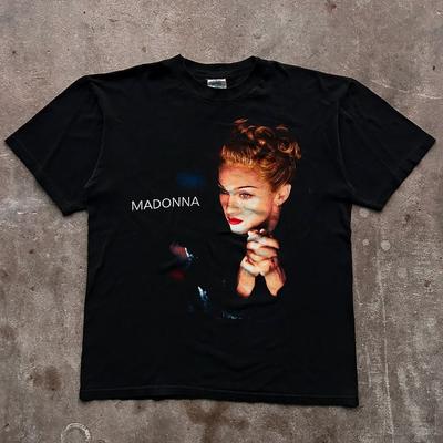 Remake Madonna 90s Retro Style Basic Black T Shirt Unisex Tee Vtg NH27380 Unisex T-Shirt