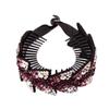 Ponytails Hair Claw Rhinestone Floral Bird Nest Twist Clip Leaves Hair Claw Bun Maker Headwear