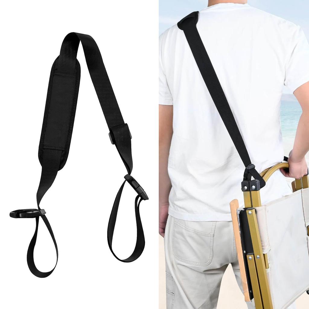 Universal Padded Carrying Strap Adjustable Scooter Antislip Shoulder Straps for Bikes and Chairs