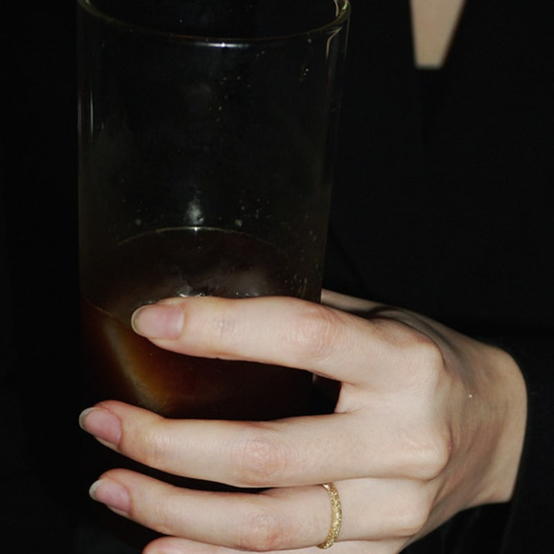 OURPIERRE GRANITO ROUND RING VERMEIL