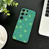 Four-leaf clover Phone Case For Samsung S26,S25,S24,S23,S22,S21,S20,Plus,Fe,Lite,Others Black Cover