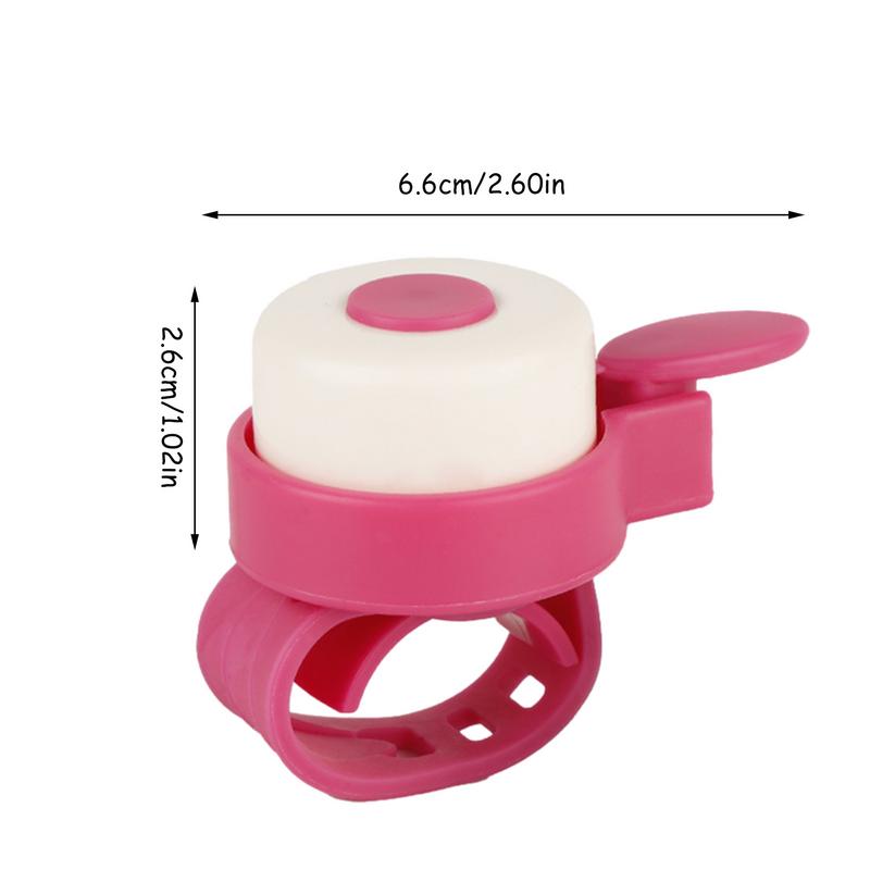 Fahrradklingeln für Kinder, 360-Grad-Drehung, elektrischer Fahrradalarm, knackiger Klingelton, Hupe für Fahrrad, laute Fahrradhupe, elektrischer Fahrradalarm für