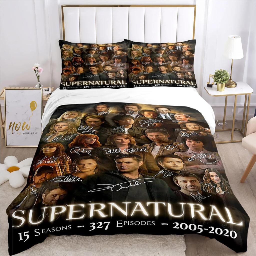 Personality Supernaturalbed Sheet Duvet Pillowcase Bed Sheet Three Piece Bedding Soft Quilt