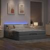 Maison Exclusive - Lit ottoman avec matelas gris clair 160x200 cm tissu