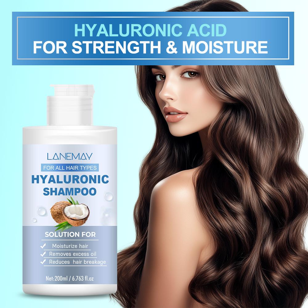 Hyaluronic Shampoo - Moisturize Hair and Clean Excess Oil, Reduce the Appearance of Hair Breakage - Suitable for All Hair Types