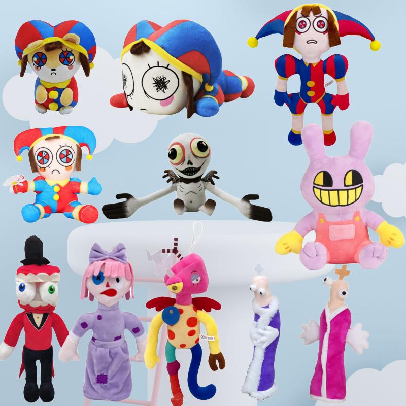 Amazing Digital Circus Pomni Plush Doll Joker Design Cute Collectible Toy for Kids Birthday Gift Stuffed Animal Soft Toy
