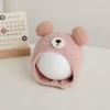 Anti-Cold Baby Bear Hat Soft Fleece Infant Toddler Beanie Cute Baby Photo Prop Hat  For Boys