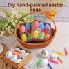 DIY Painting Easter Eggs with Paint Pen Doodle Craft Kit for Easter Theme Party Egg Decorating Activity Painting Kit