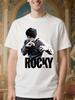 Rocky Movie Graphic Tshirt - 100% Cotton 300lb Heavyweigh...