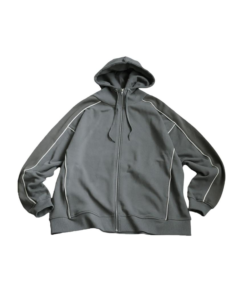 Antiqua Long One Size Gray Women's Color-Scheme Hoodie, Sleeve, ZA-00236, 15,