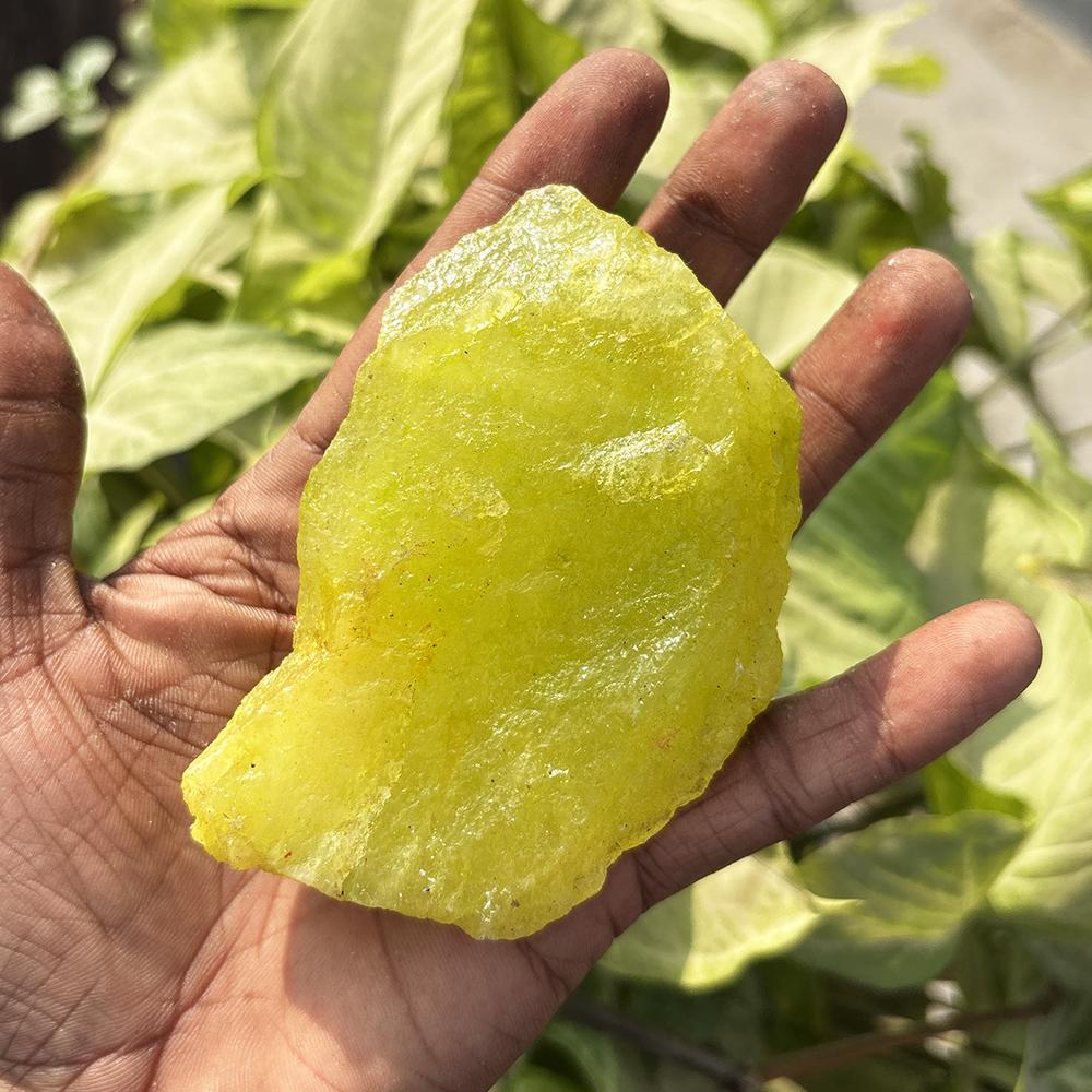 Natural Topaz Loose Gemstone 905.80 Ct Lemon Uncut Rough for Lapidary and Gem Collections