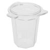 51mm Kaffeedosierbecher 100ml Kaffeepulver-Zuführer Schnüffeltasse Verdicktes PC Antistatisch Transparent
