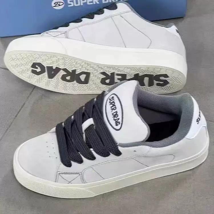 

Оригинальные туфли-хлебцы из питайи, американские, женские, нишевые, ретро, повседневные, амортизирующие и износостойкие спортивные туфли 40 серый