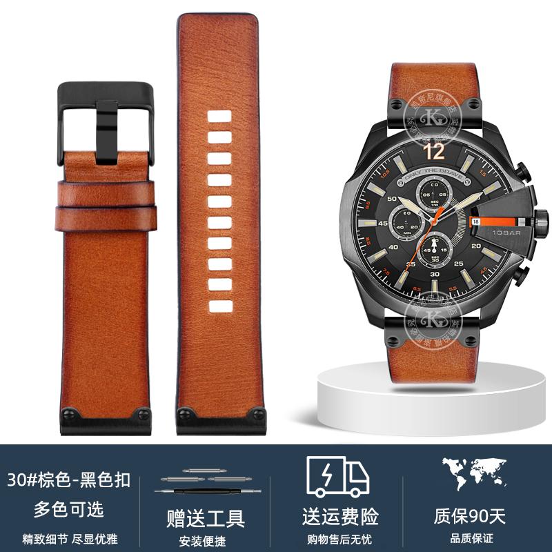 Quality Genuine Retro genuine Leather watchband men for DZ4343 DZ4323 DZ7406 watch strap vintage Italian leather 22mm 24mm 26mm