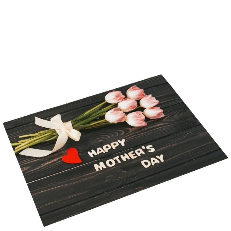 Mother'S Day Floor Mat European And American Festive Festival Decorative Floor Mat Entry Entrance Foot Mat Gift Mat