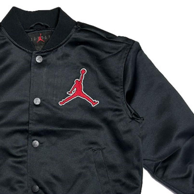 Jordan Jacket Stand Collar Comfortable Long Sleeve Fashionable Kids jackets Black IB8373-010