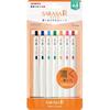 Zebra Στυλό Gel Sarasa R 0.4mm Σετ 7 Χρωμάτων N JJS29-R1-7C-N