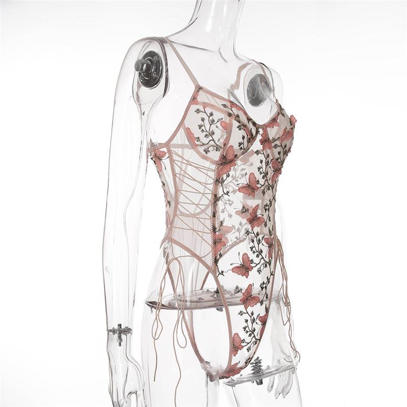 2021 Butterfly Lace Bodysuit - Sexy Lingerie Suspender