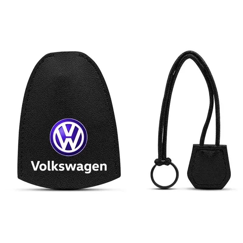 2025 Hot B6 For Volkswagen PU Car Remote Key Case Cover Shell Keychain Protect For Volkswagen Tharu R Polo T5 GTI Tiguan Passat