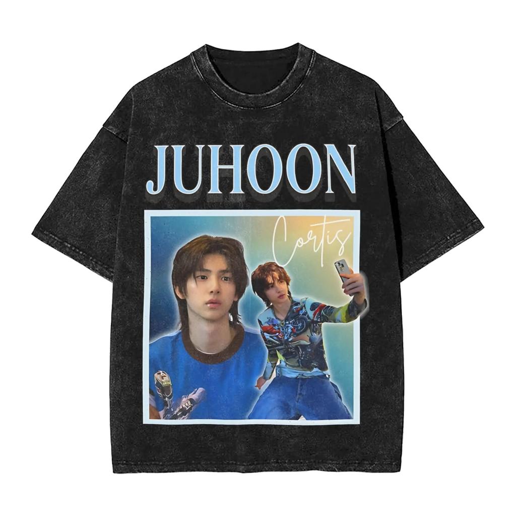 2026 CORTIS GO K Pop K-pop Band Idol T Shirts Hip Hop Washed Cotton Harajuku T-Shirt for Men Women Streetwear Summer Tee Shirt