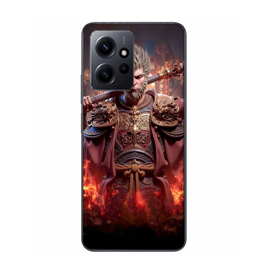 Black Myth Wu Kong Phone Case For Redmi Note 14 15 Pro 5G 13 12 Pro Plus 11 11T 11E 11S 10 Pro 10S 9 9S Cover Cell Clear TPU Cap