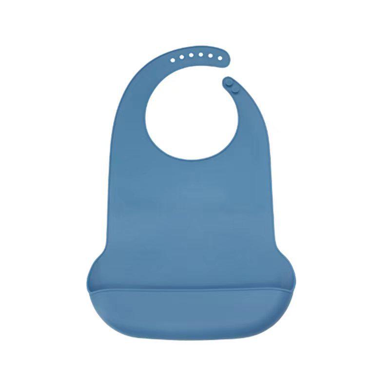 

Adult Waterproof Silicone Bib – Large Capacity, Easy Clean, Food-Grade