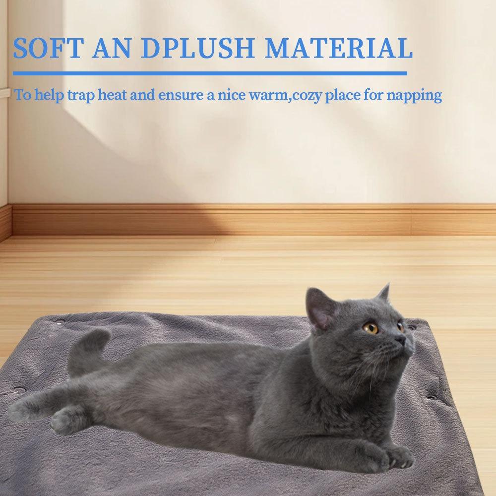 Winter Pet Heating Blanket Temperature Warm Cat Dog Mattress Indoor Heating Pad Pet Supplies USB heating pad