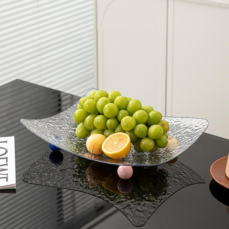 Легкая Роскошь Новая Фруктовая Тарелка Гостиная Чайный Столик Высокая Красота Сушеный Поднос Домашнее Использование И На Открытом Воздухе Изысканная Тарелка для Подачи Закусок