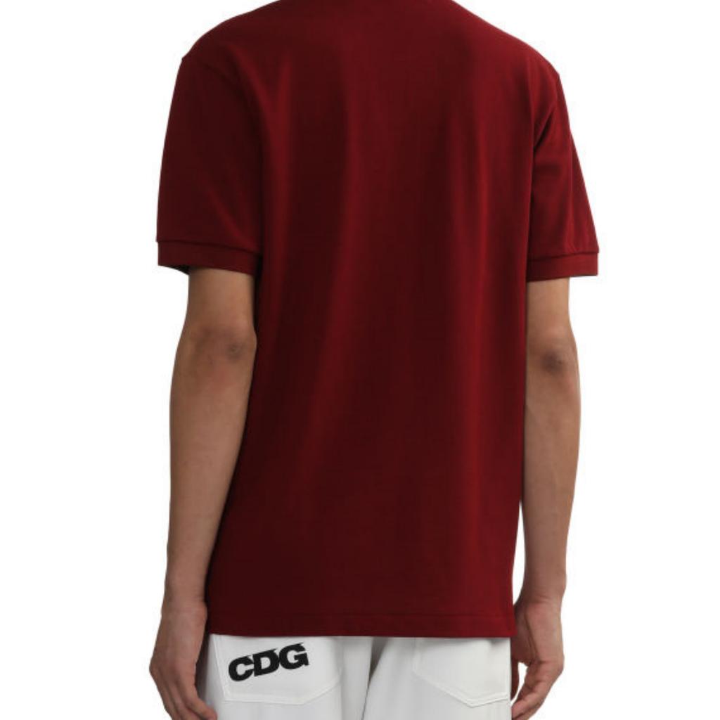 CDG Play Polo Shirts Unisex Polo Collar Moderate Straight Fit CPXPOAXT0060M