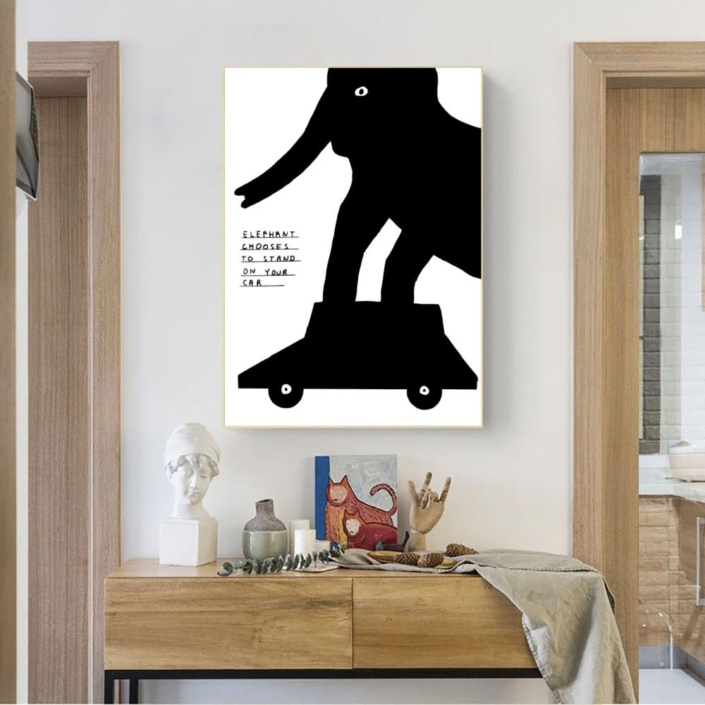 Umělecký plakát Bezrámový plakát na plátno Kraft Club Bar Vintage plakát Nástěnná malba Dekorativní obraz ložnice