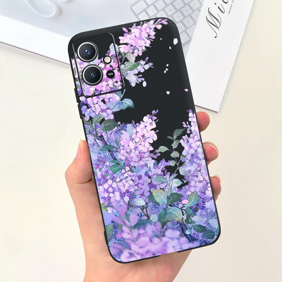 For Vivo Y33S 4G 5G Phone Case For Vivo Y55 5G Y21 2021 v2109 Back Cover Soft Liquid Silicone Bumper Goothic Style Coque Funda