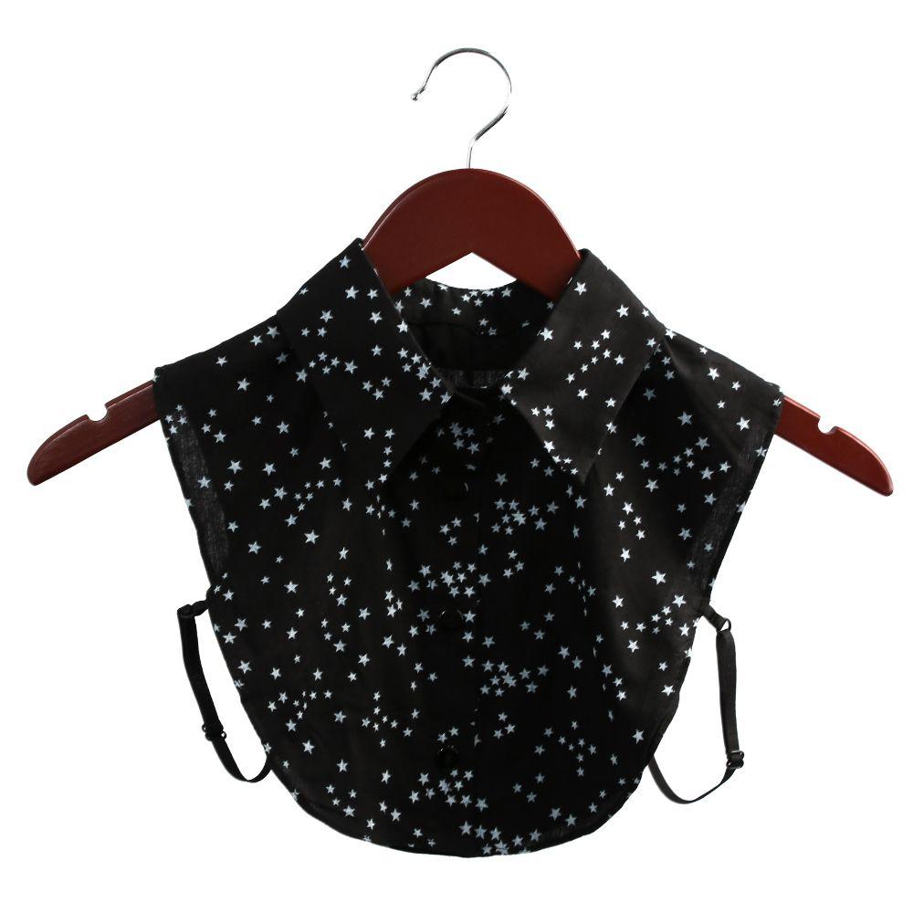 Cowboy Lapel Lace Black/White Cotton Clothes Accessories Blouse False Collar Shirt Fake Collar