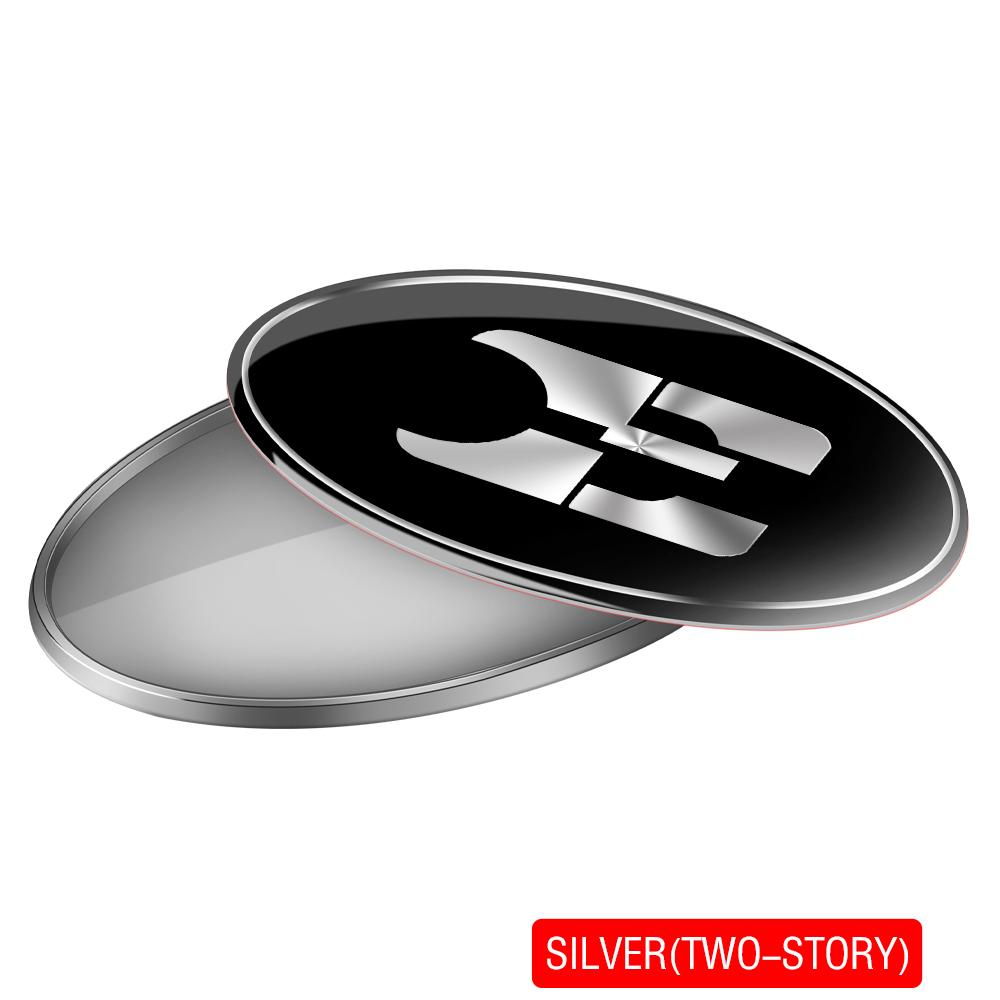 3D Auto Aluminium Metall Logo Abzeichen Karosserie Kotflügel Kofferraum Dekorations Aufkleber Für KIA Stinger RIO Sorento Picanto Ceed Borrego Syros K5