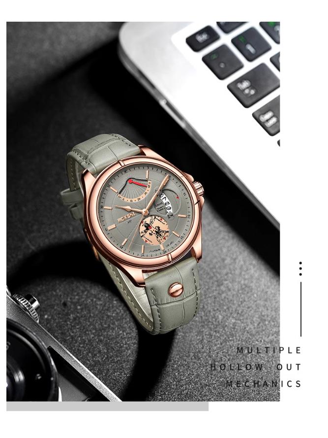 2025 Waterproof Men's Quartz Watch: Date Display & Casual Business Style