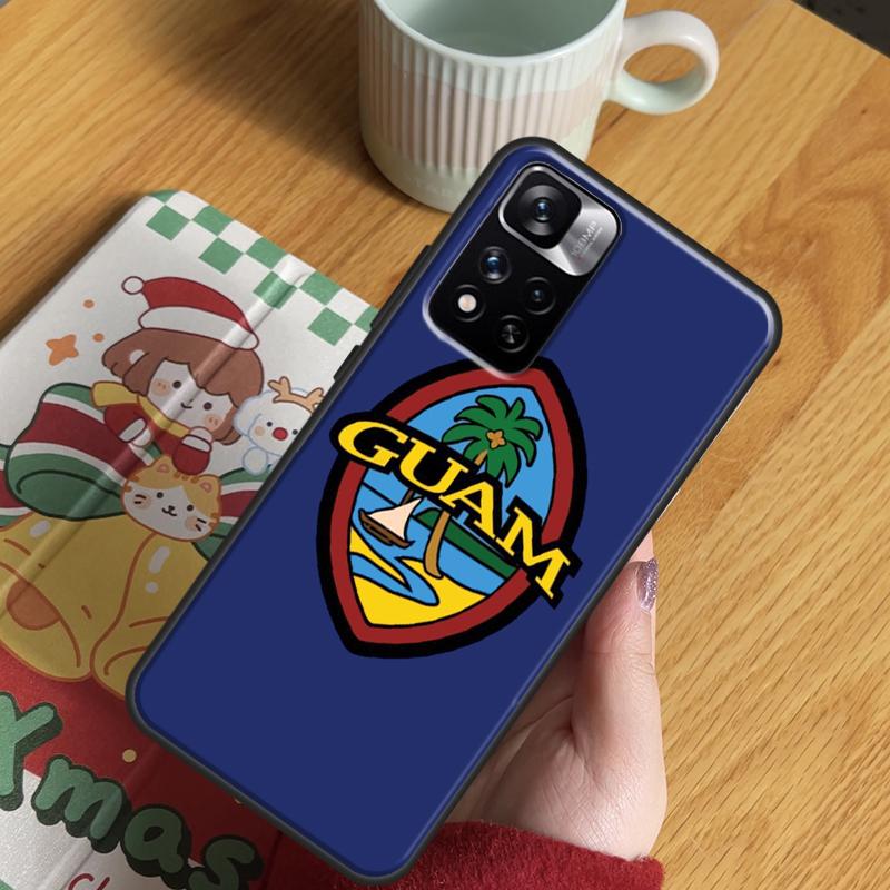 Guam Flag Case For Xiaomi Redmi Note 14 13 12 11 10 9 15 Pro Plus Redmi 15C 13 10C 12C 13C 14C 15 Cover