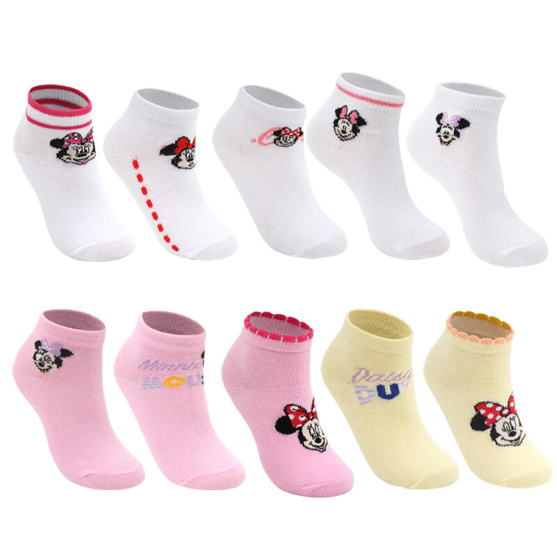 

Minnie Mouse Girls Short Socks Set of 10 3