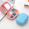 Pill Container Storage Case Large Capacity Multi-compartment Dustproof Compact Size Portable Pill Tablet Organizer Box