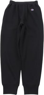 Pants Kids Cotton French Terry COTTON USA One Point Logo Embroidery Long Pants Basic Black 160 [Champion] 100% CK-Y201