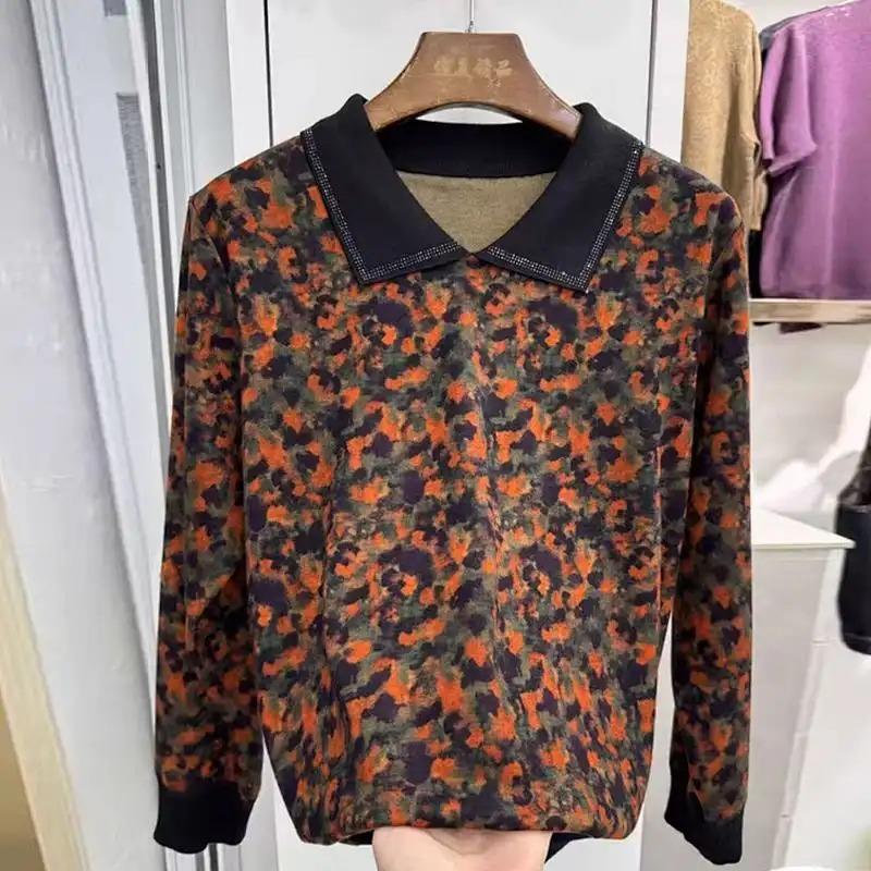 

New Spring Clothes, Long-sleeved Shirts, Loose-fitting Spring and Autumn Collared Styles XL