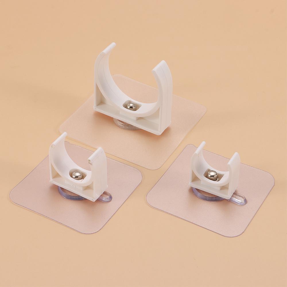 1/5Pcs Garden Irrigation Self-adhesive Pipe Clamp Aquarium Fish Tank Tube Clip Connector