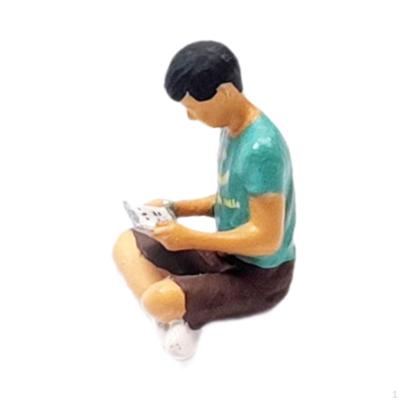 1/64 People Figurines Boy Figure Model Miniature Painted Figures for