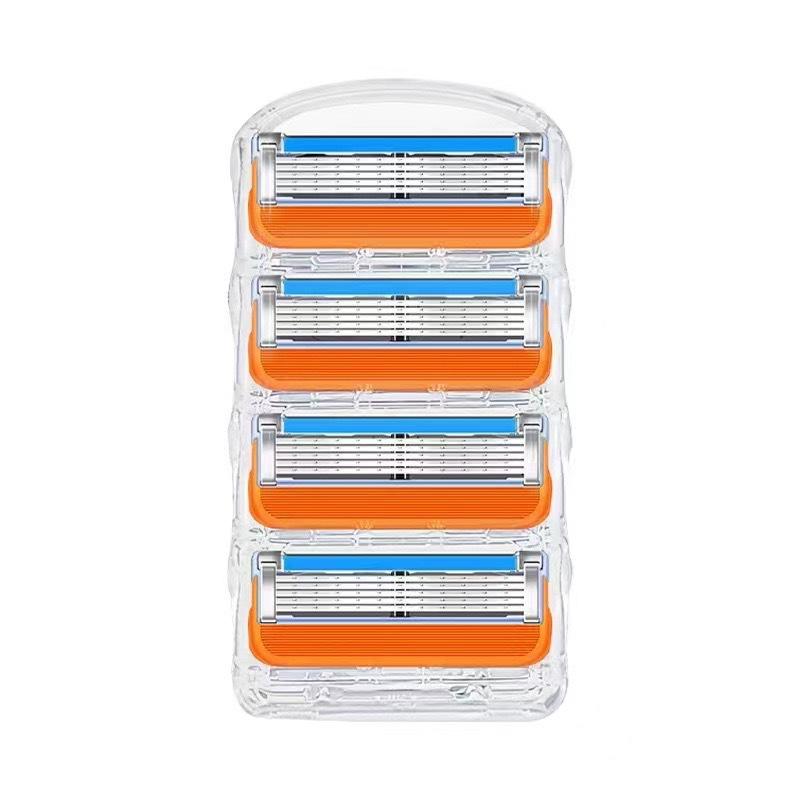 Rasage Lames de Rasoir pour Fusion 5 Titulaire Têtes De Rechange Visage Rasoir Cassettes 5 Couches Lame En Acier Inoxydable Pour Hommes