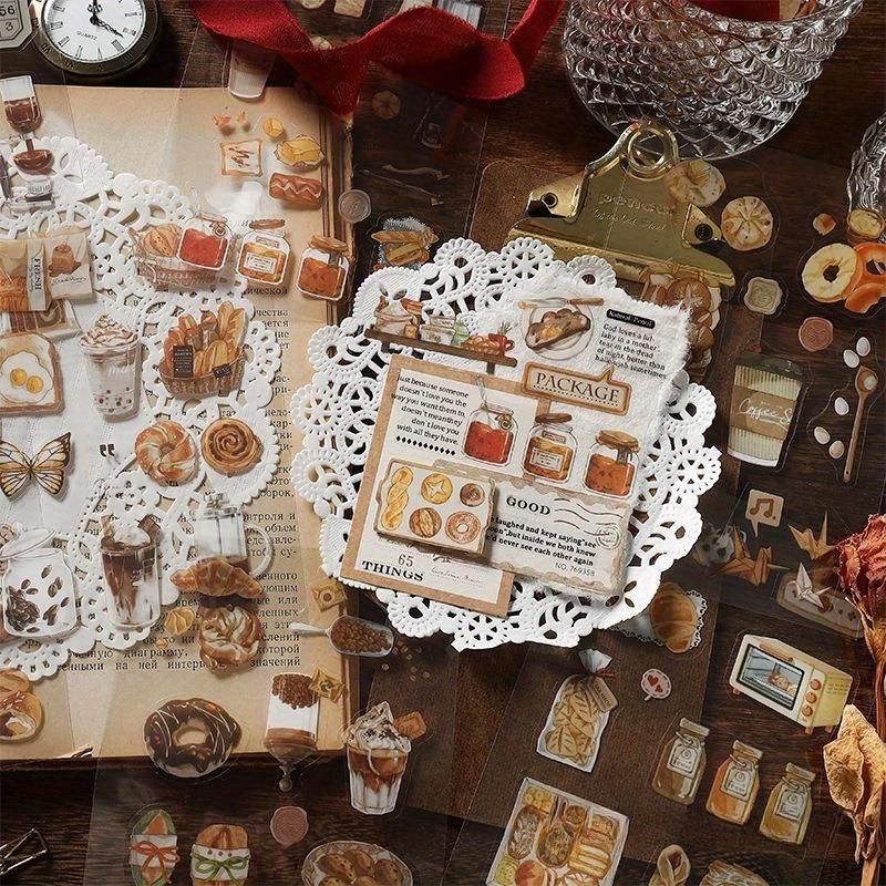 1PC Old Dreams New Love series Plant notebook decoration material stickers notebook material card paper