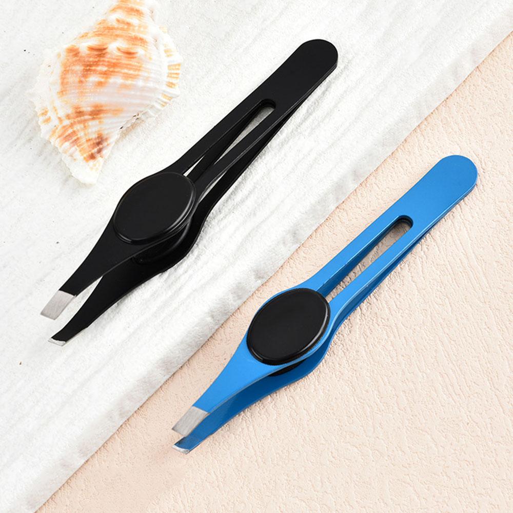 Beauty Tools Super Hard Stainless Steel Tweezers Makeup Tweezers Light Weight Eyebrow Tweezers For Cosmetic Application Personal