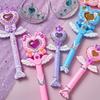 Luminous Cartoon Flashing Glow Stick Music Wand Fairy Cartoon Anime Toys Flashing Glow Stick  Kids