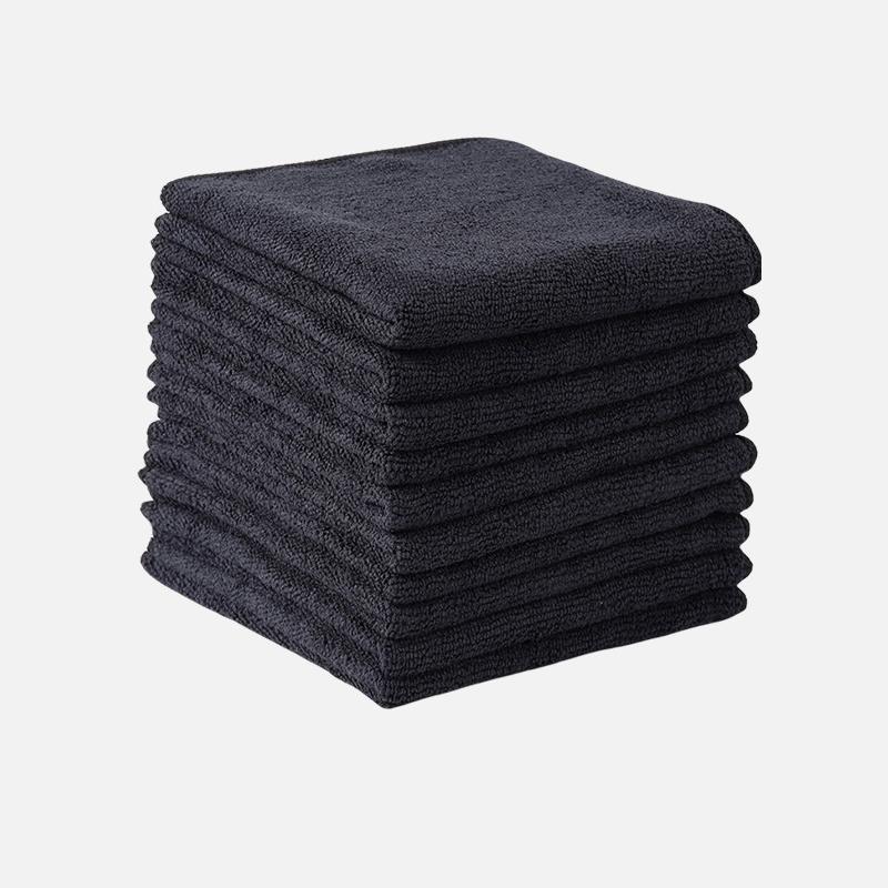 

20 шт. многоразовые салфетки для сушки и чистки, бытовые кухонные полотенца, автомобильные полотенца из микрофибры, тряпки для мытья посуды, полотенца для мытья посуды, инструмент для чистки 15PC чёрный