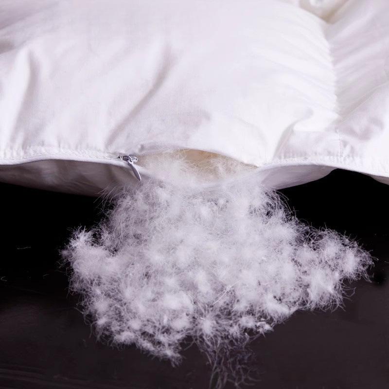 Luxury White Goose Down Hotel Quilt - Thick Warm Winter and Spring Pure Cotton Blanket