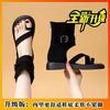 French style casual romantic elegant simple lazy cool boots women's shoes personality viral trends fashion versatile