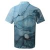 Mens Fashion Ethnic Short Sleeve Casual Printing Hawaiian Shirt Blouse T-shirt